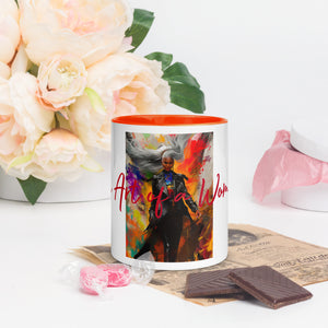 The Art of a Women - Mug with Color Inside