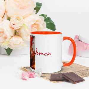 The Art of a Women - Mug with Color Inside