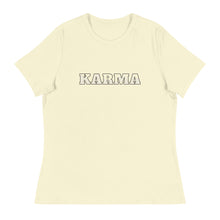 Load image into Gallery viewer, KARMA-Women&#39;s Relaxed T-Shirt