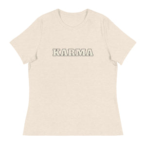 KARMA-Women's Relaxed T-Shirt