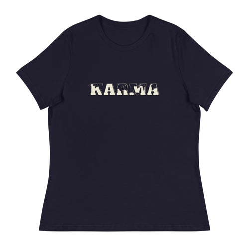 KARMA-Women's Relaxed T-Shirt