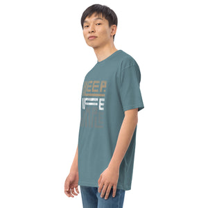 Keep Life Simple-Men’s premium heavyweight tee