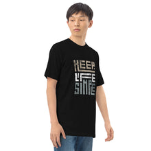 Load image into Gallery viewer, Keep Life Simple-Men’s premium heavyweight tee