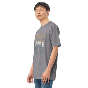 Keep Life Simple-Men’s premium heavyweight tee