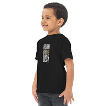 Load image into Gallery viewer, Born to Be Unique -  Toddler jersey t-shirt