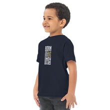 Load image into Gallery viewer, Born to Be Unique -  Toddler jersey t-shirt