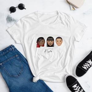 3-Sista's-Women's short sleeve t-shirt